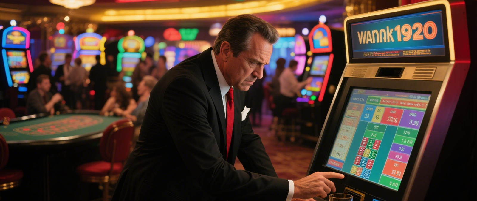 Quiosque de self-service para casino e local de entretenimen