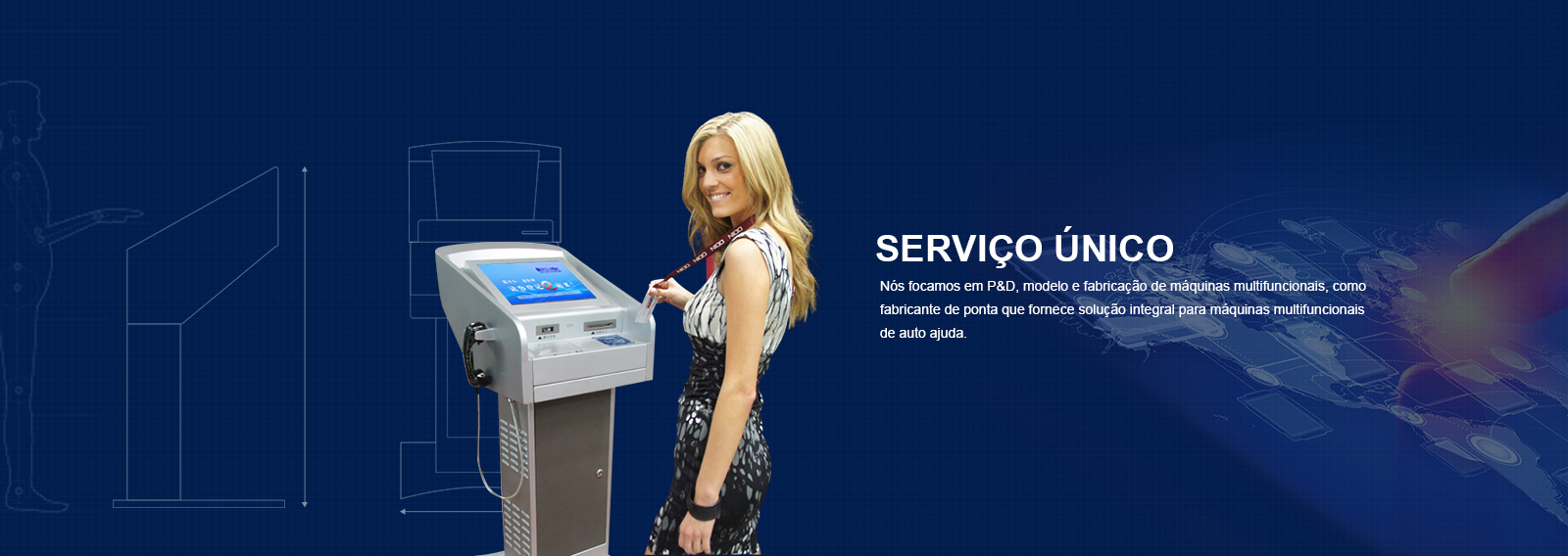 Dispensador portátil de cartão bancário